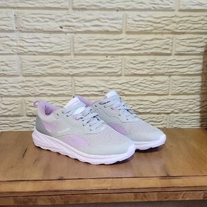 NWOT Reebok Women's Light Gray and Lavender Sneakers